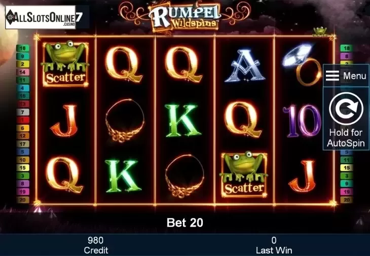 Reels. Rumpel Wildspins from Greentube