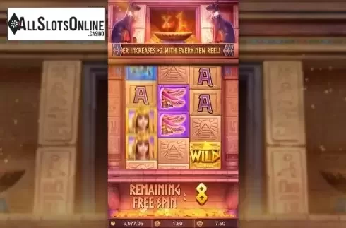 Free Spins 2. Secrets of Cleopatra Infinity Reels from PG Soft