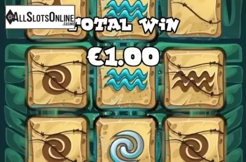 Win screen 1. Shaman's Jungle from Cubeia