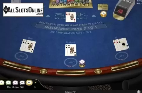 Game workflow 3. Six Card Charlie Blackjack (Espresso Games) from Espresso Games