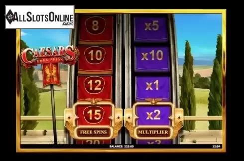 Game Screen 2. Slingo Maximus Soldier of Rome from Slingo Originals