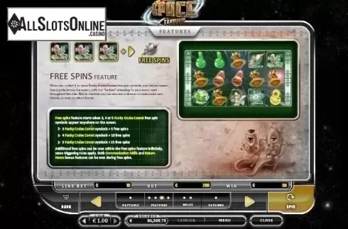 Free Spins. Space Traveller from Oryx