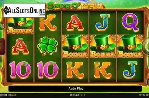 Free Spins Win Screen