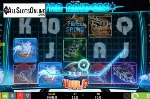 Win Screen. Star Raiders from Pariplay