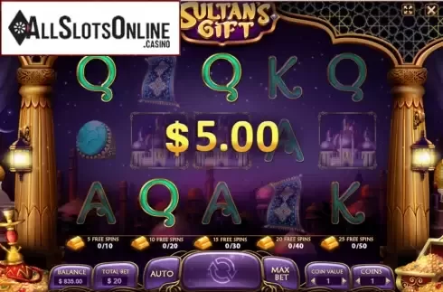 Win Screen 2. Sultan's Gift from Charismatic