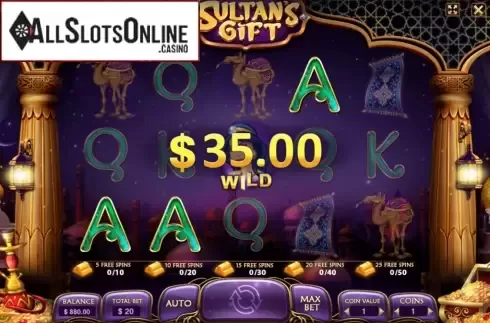 Win Screen 1. Sultan's Gift from Charismatic
