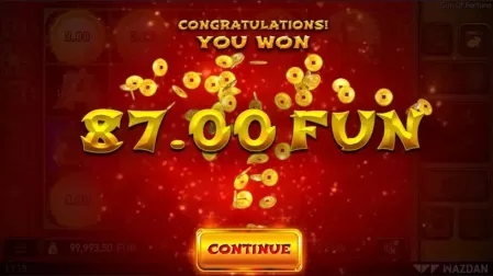 Sun of Fortune slot screenshot 4