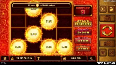 Sun of Fortune slot screenshot 3