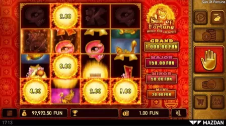 Sun of Fortune slot screenshot 2