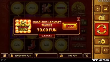 Sun of Fortune slot screenshot 5