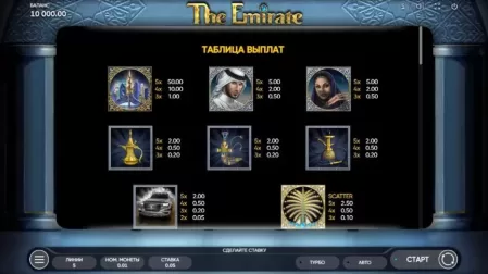 The Emirate slot screenshot 2