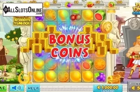 Bonus Coins. The Fruit Frenzy Celebration from Pariplay