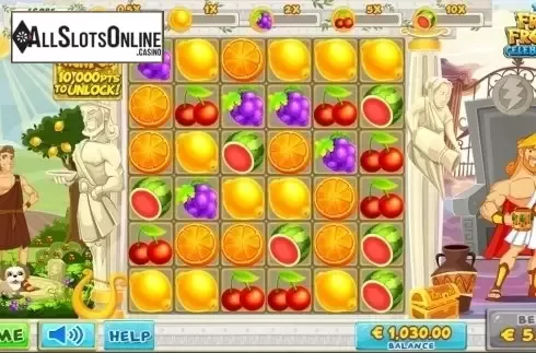 Reel Screen. The Fruit Frenzy Celebration from Pariplay