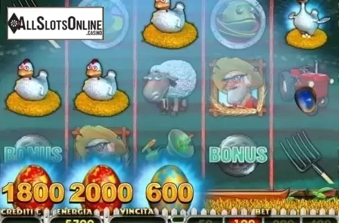 Reel Screen. UFO Farmer's Trouble from Octavian Gaming