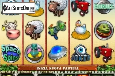 Reel Screen. UFO Farmer's Trouble from Octavian Gaming