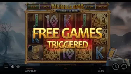 Valhalla Saga Thunder of Thor slot screenshot 3
