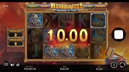 Valhalla Saga Thunder of Thor slot screenshot 6