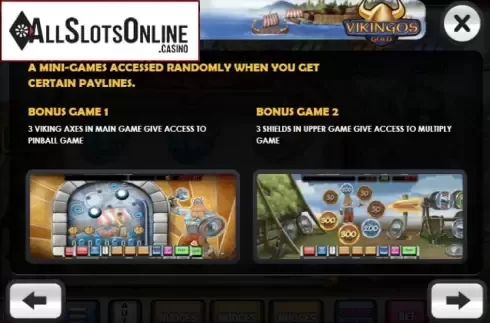 Paytable 3. Vikingos Gold from MGA