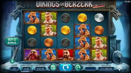 Vikings Go Berzerk Reloaded slot screenshot 1