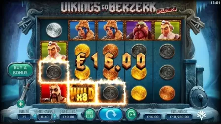 Vikings Go Berzerk Reloaded slot screenshot 2
