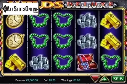 Game Workflow screen. Wilds Deluxe from Betdigital