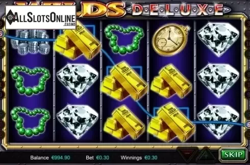 Win screen. Wilds Deluxe from Betdigital