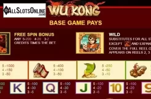 Paytable 2