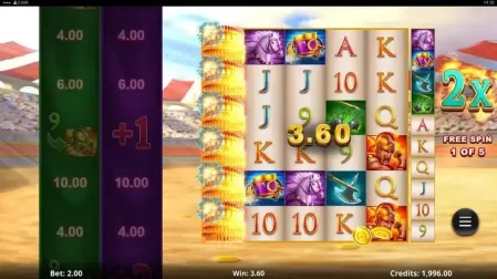 Action Boost Gladiator slot screenshot 5