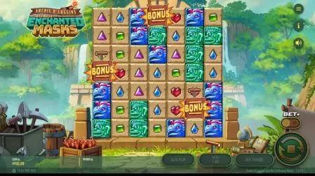 Archie O'Loggins and the Enchanted Masks slot screenshot 1
