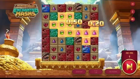 Archie O'Loggins and the Enchanted Masks slot screenshot 5