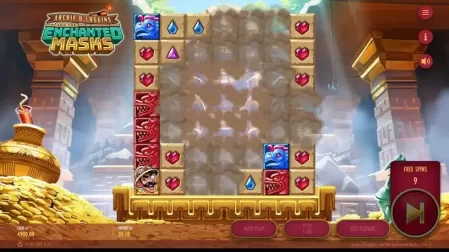 Archie O'Loggins and the Enchanted Masks slot screenshot 4