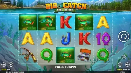 Big Catch Bass Fishing slot screenshot 1