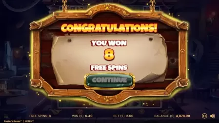 Buster’s Bones slot screenshot 3