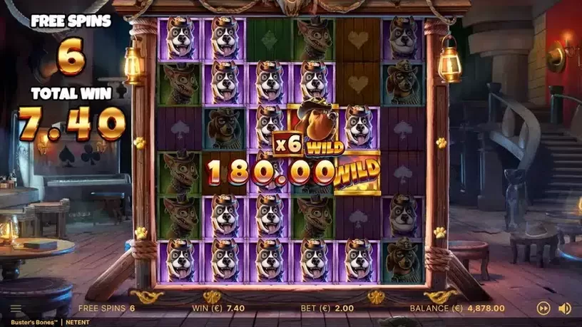 Buster’s Bones slot screenshot 5