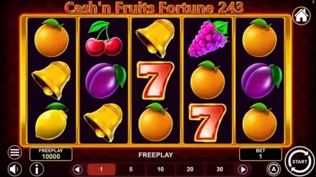 Cash'n Fruits Fortune 243 slot screenshot 1