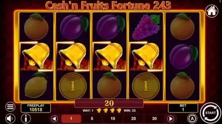 Cash'n Fruits Fortune 243 slot screenshot 3