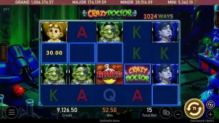 Crazy Doctor slot screenshot 3