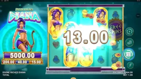 Divine Riches Diana slot screenshot 3