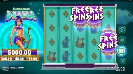 Divine Riches Diana slot screenshot 4