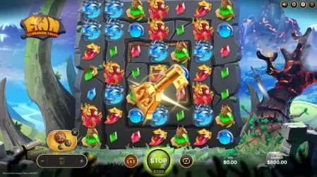 Finn and the Dragon Tales slot screenshot 2