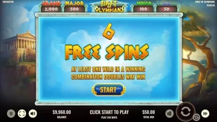 First of Olympians slot screenshot 3