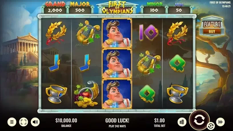 First of Olympians slot screenshot 