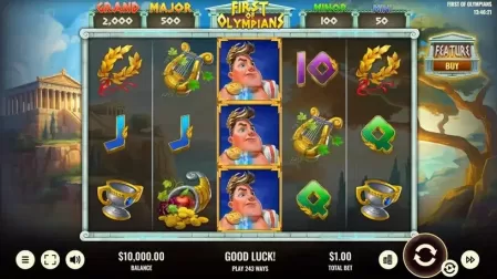 First of Olympians slot screenshot 1
