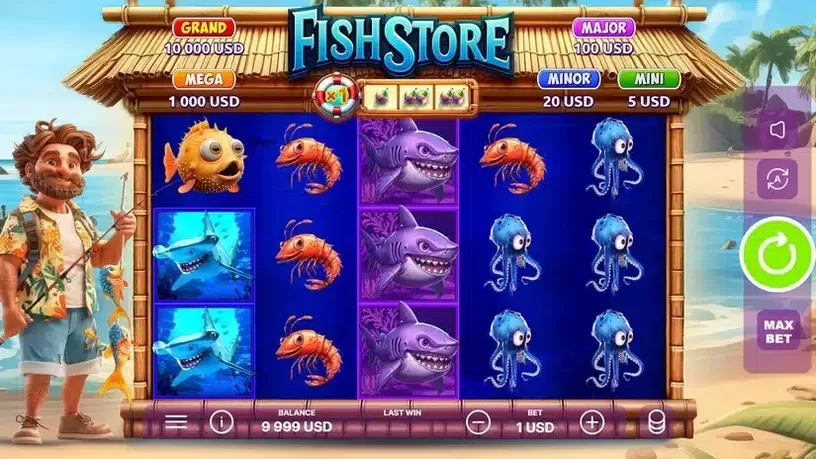 Fish Store slot screenshot 1