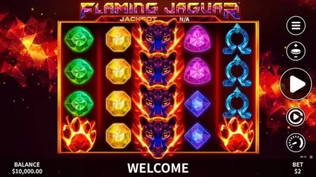 Flaming Jaguar slot screenshot 1