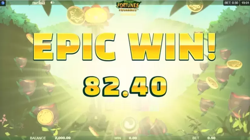 Flower Fortunes Megaways slot screenshot 