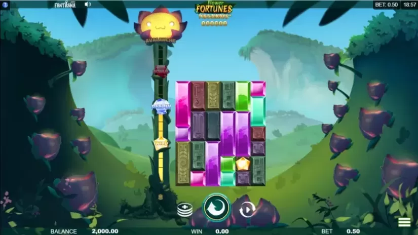 Flower Fortunes Megaways slot screenshot 