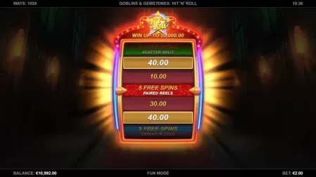 Goblins & Gemstones: Hit 'n' Roll slot screenshot 2