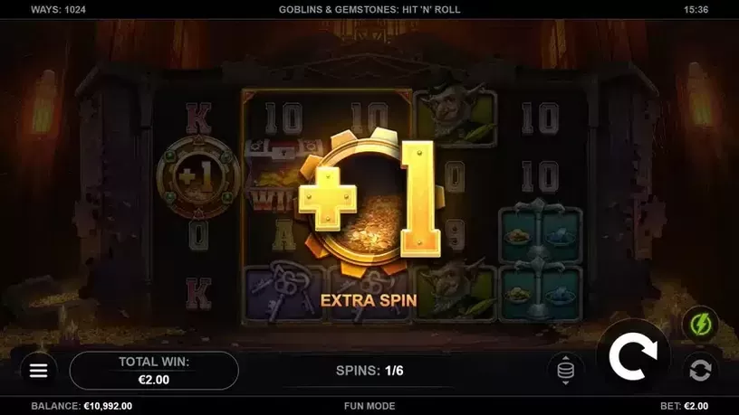 Goblins & Gemstones: Hit 'n' Roll slot screenshot 4