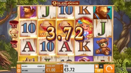Goldilocks and The Wild Bears slot screenshot 5